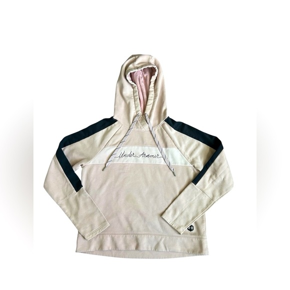 Under Armour Women’s Hoodie in Dusty Rose and Black Size Medium - Picture 1 of 7